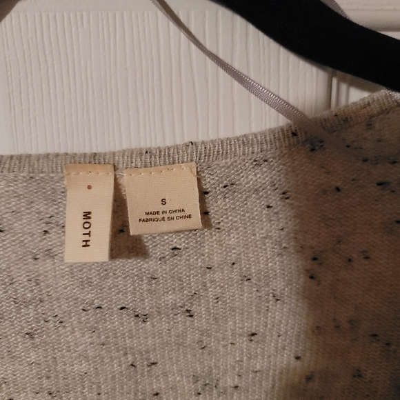 WinterSaleGently Used Anthropologie Moth Open Cardigan With Flare Sleeves Size S - Picture 3 of 3